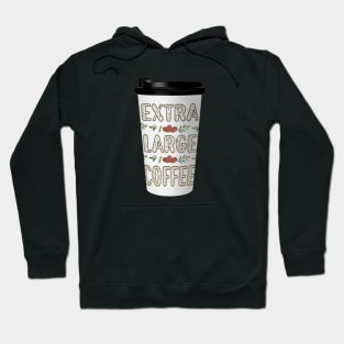 Extra Large Coffee Hoodie